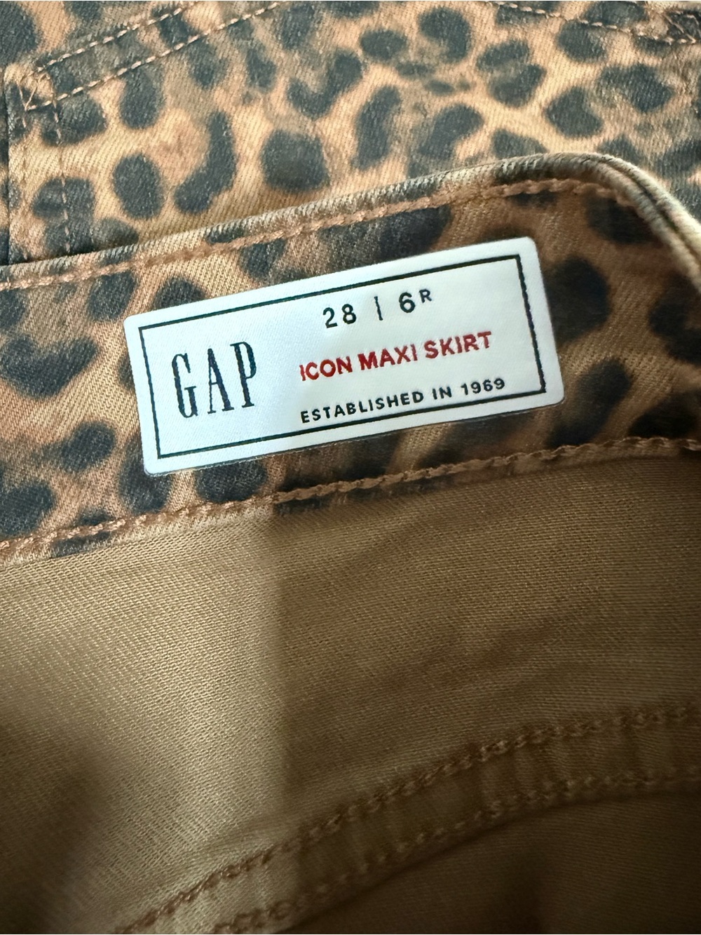 NWT Gap Women’s Leopard Print Mini Skirt! Size 6! NEW! - Picture 4 of 7
